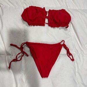 Amazon Red Bikini